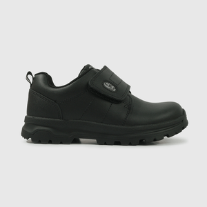 Zapato Escolar Negro de Cuero con Velcro Niño