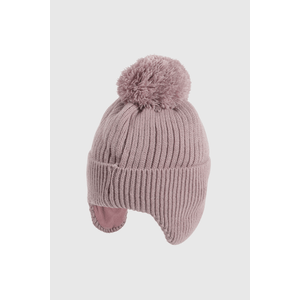 Gorro Tejido con Forro Morado
