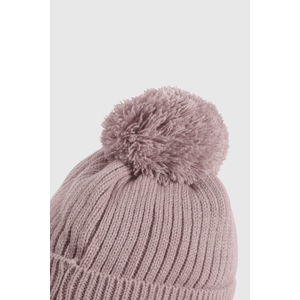 Gorro Tejido con Forro Morado