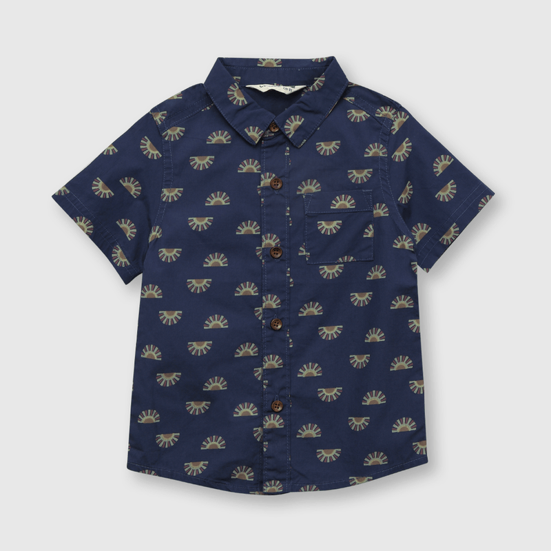 Camisa de bebe niño sunset azul (3 a 36 meses)
