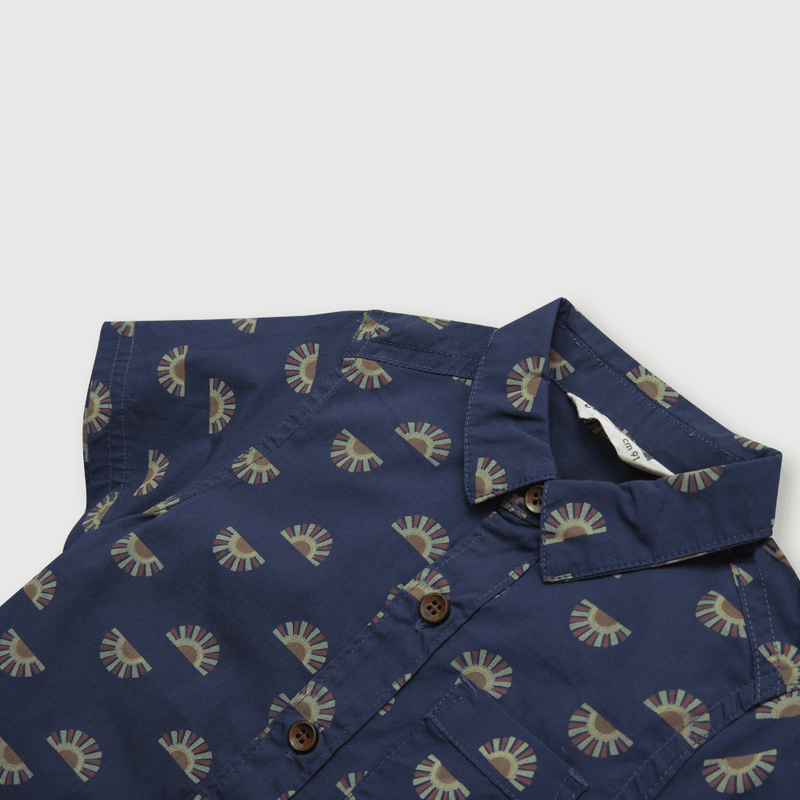 Camisa de bebe niño sunset azul (3 a 36 meses)