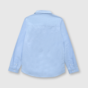 Camisa de niño clasica oxford celeste (2 a 12 años)