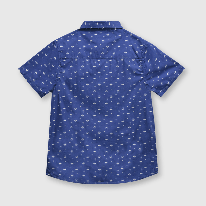 Camisa de niño tropical light denim (2 a 12 años)