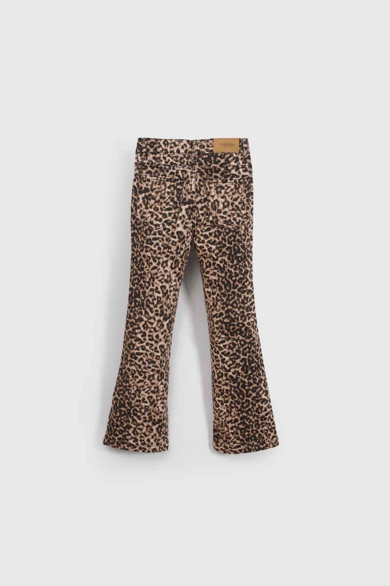 Pantalón Flare Animal Print
