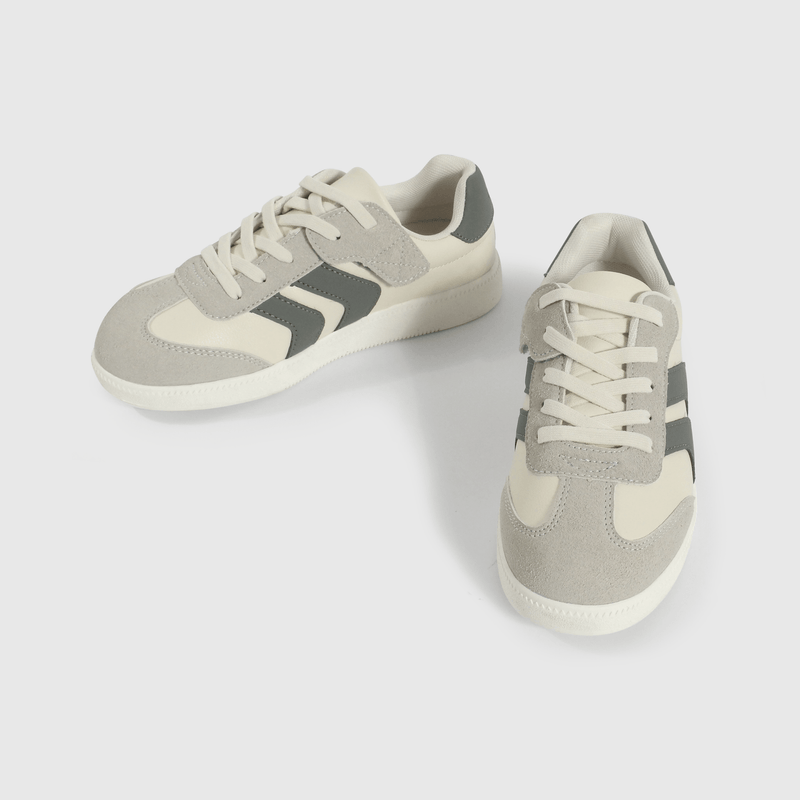 Zapatilla Infantil Unisex Lifestyle Tokio Negra con Cordón