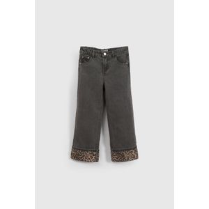 Jeans Wide Leg Animal Print