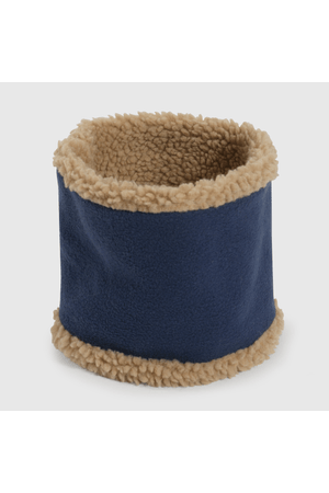 Cuello con Interior de Polar Azul