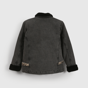 Chaqueta Forrada Jeans Animal Print