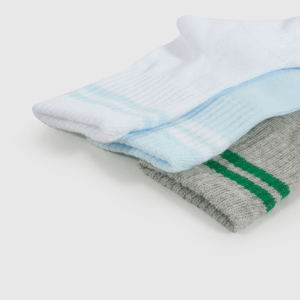 Pack de 3 Calcetines  3/4 Multicolor para Niña de 3 a 12 años
