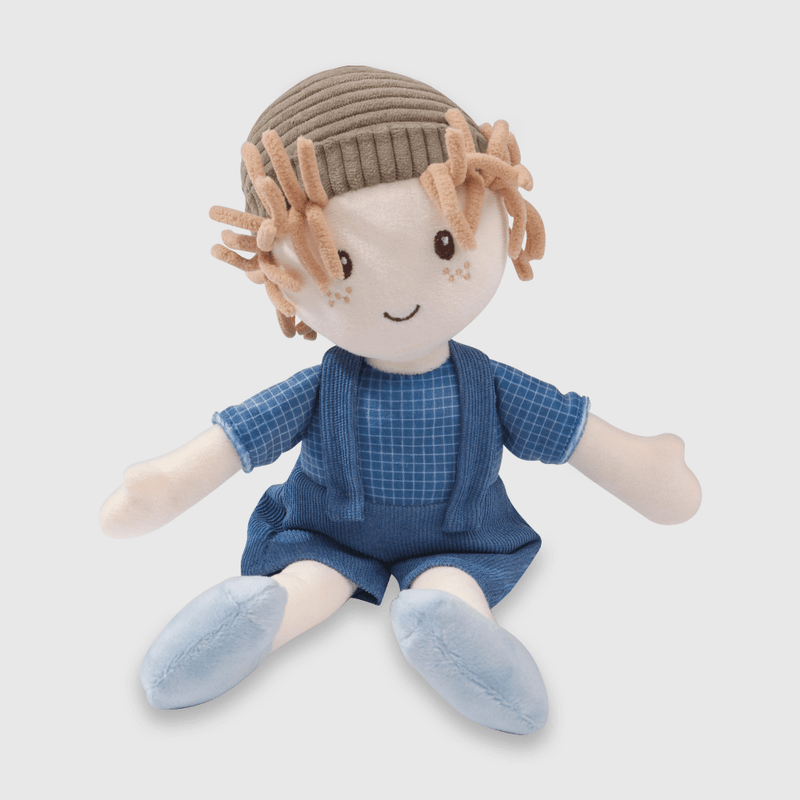 Muñeco azul para Niña de Textura Suave