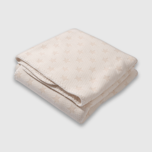 Manta Doble Capa con Forro Felpudo Beige de Bebé Unisex