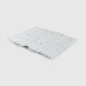 Pack 3 Pañal Muselina Blanco de Bebé Talle Único