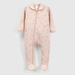 Pijama Celeste Flores para Bebé de 0 a 24 meses