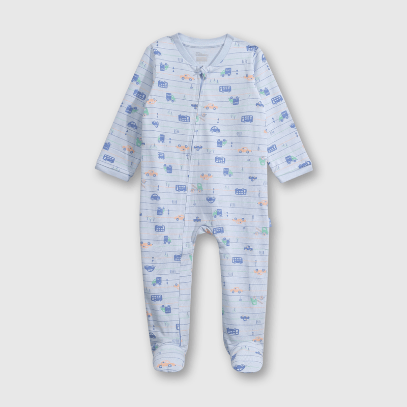 Pijama Verde Autos para Bebé de 0 a 24 meses