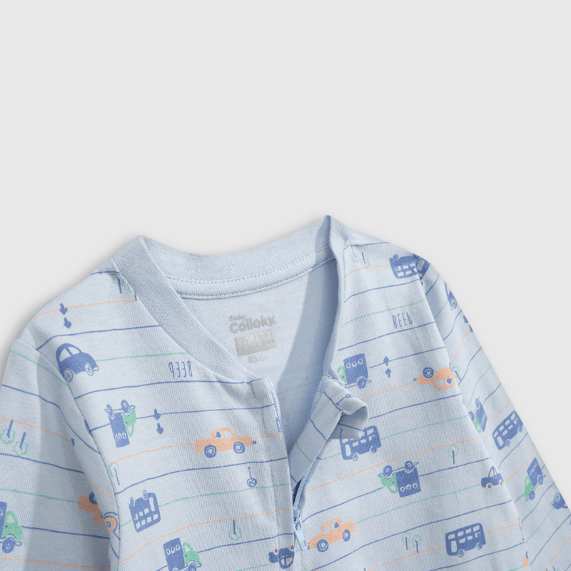 Pijama Verde Autos para Bebé de 0 a 24 meses