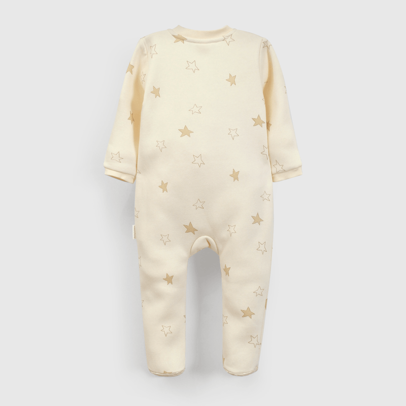Pijama Franela con Estrellas Celeste para Bebé de 0 a 24 meses