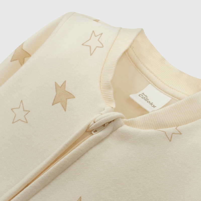 Pijama Franela con Estrellas Celeste para Bebé de 0 a 24 meses