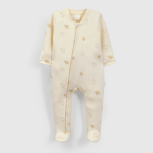 Pijama Franela con Estrellas Celeste para Bebé de 0 a 24 meses