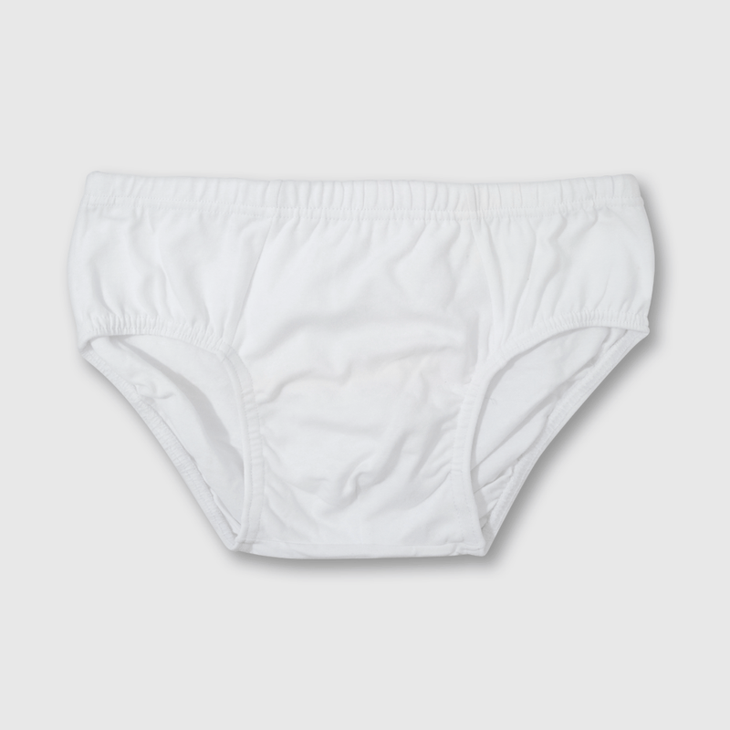 Pack de 3 Slip Calzoncillo Blanco para Niña de 2 a +12 años