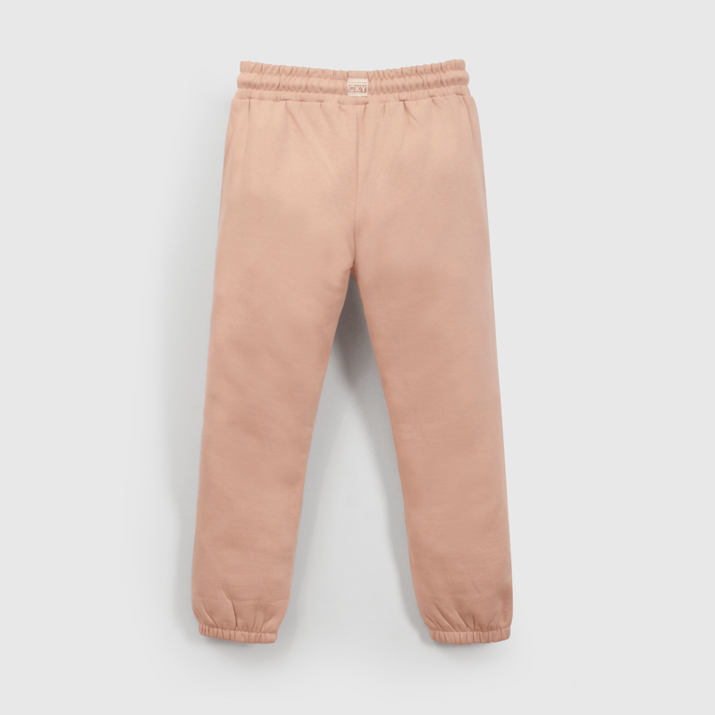 Pantalon Buzo Morado con Carda Interior y Cintura Elasticada
