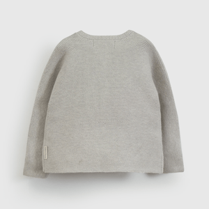 Chaleco de Algodón Gris con Botones Unisex para bebé de 0/3 a 9/12 meses