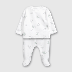 Conjunto de Plush Polar Blanco para bebé Recién Nacido a 6/9 Meses