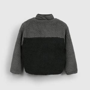 Chaqueta Polar y Chiporro Negro con Cierre para Niño  de 3 a 12 años