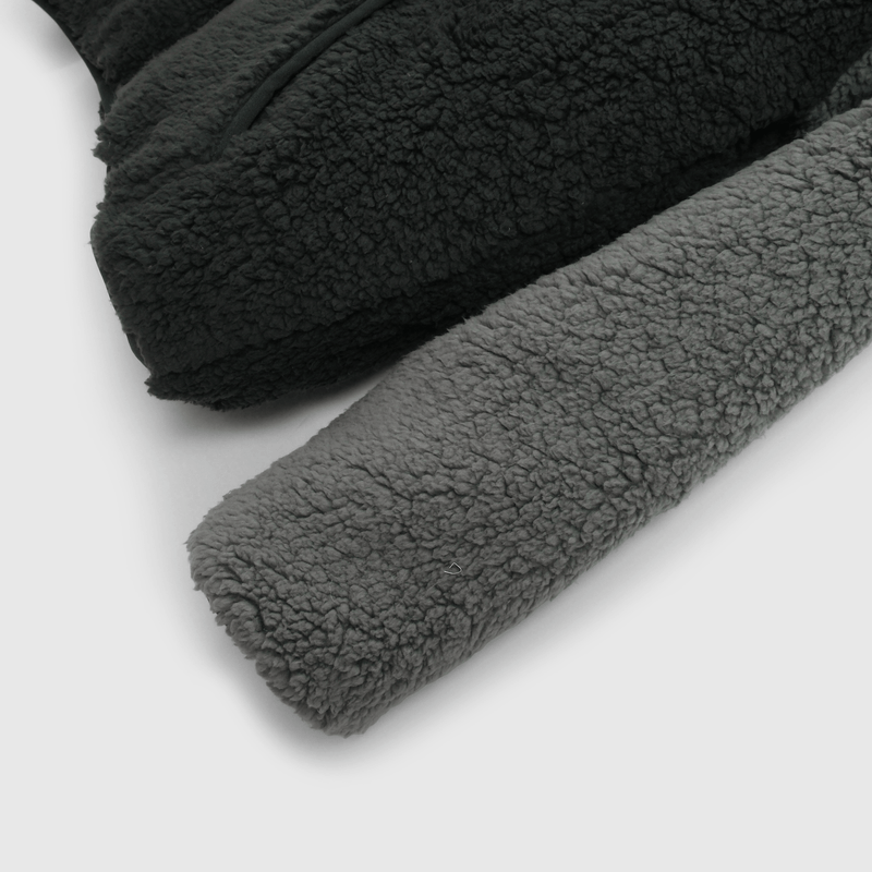 Chaqueta Polar y Chiporro Negro con Cierre para Niño  de 3 a 12 años