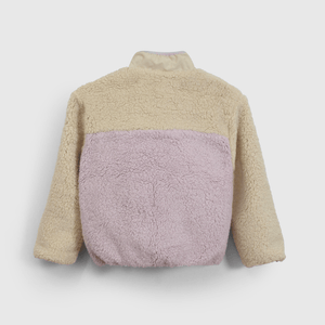 Chaqueta Polar y Chiporro Beige con Cierre para Niña de 3 a 12 años