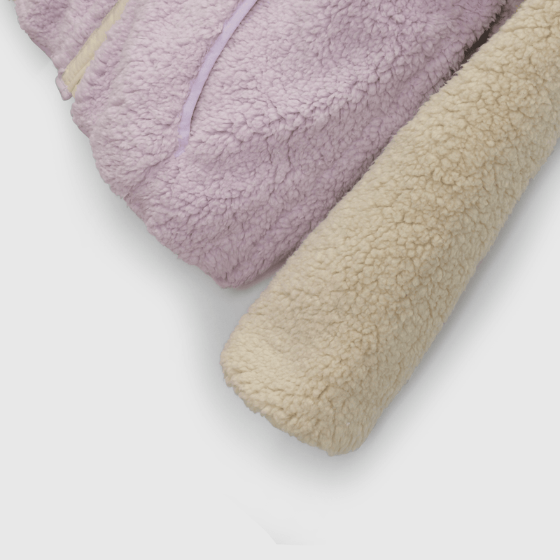 Chaqueta Polar y Chiporro Beige con Cierre para Niña de 3 a 12 años