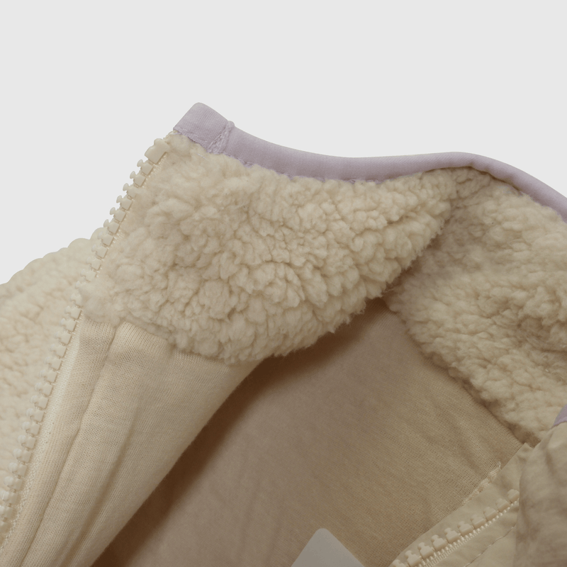 Chaqueta Polar y Chiporro Beige con Cierre para Niña de 3 a 12 años