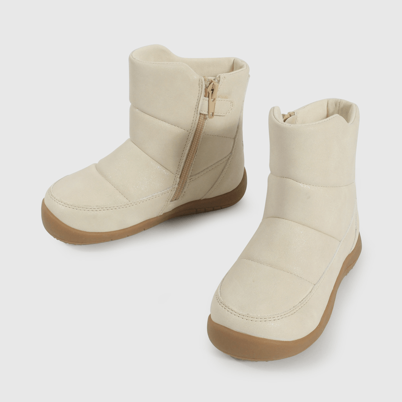 Bootie Caminante de Niña Caña Media Amarillo Edad 12 a 4 Años