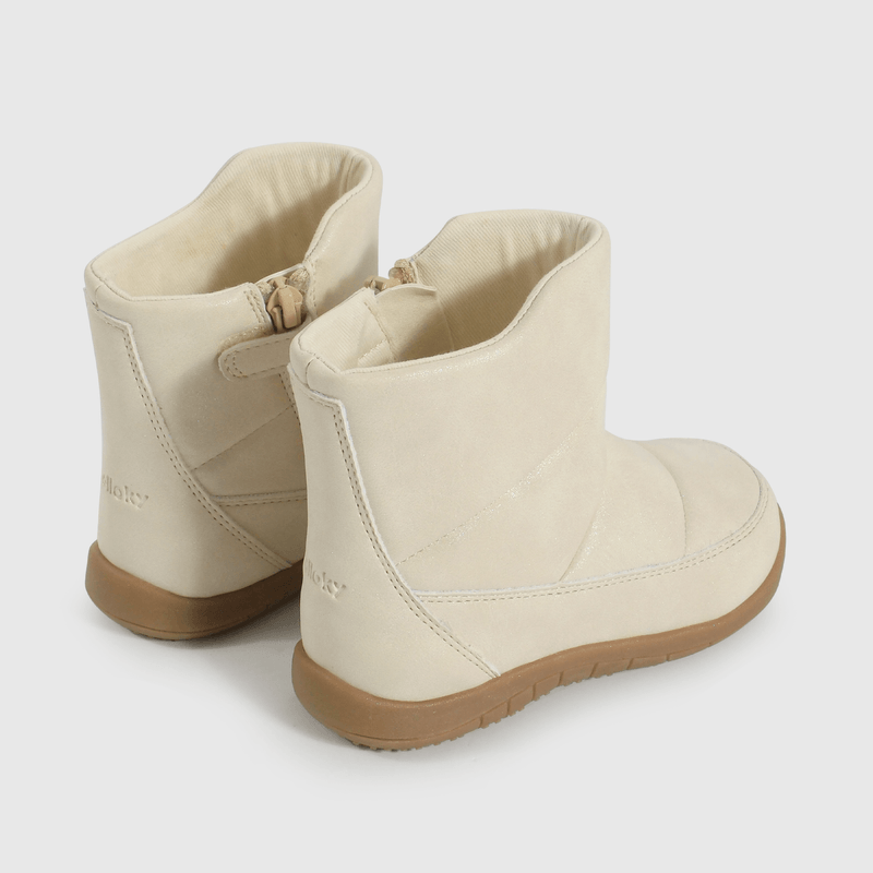 Bootie Caminante de Niña Caña Media Amarillo Edad 12 a 4 Años
