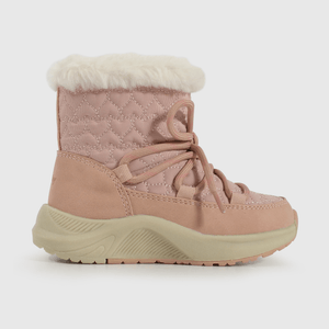Bootie Caminante de Niña con Cierre Caña Media Rosado