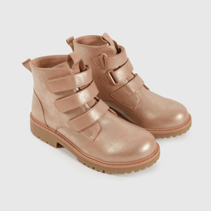 Bootie de Niña Rosado Caña Media Capellada