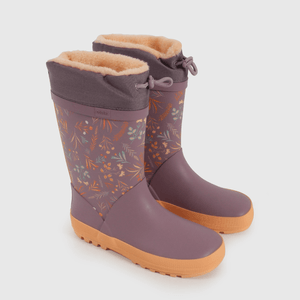 Bota de agua de Niña Morada Caña Alta Capellada