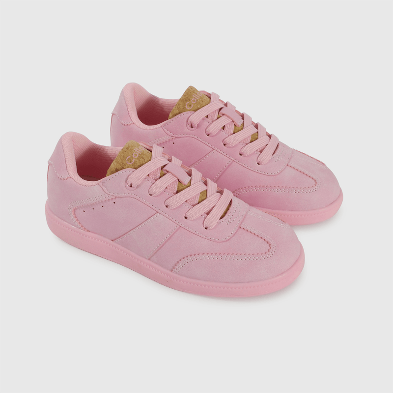 Zapatilla Lifestyle de Niña Fucsia Caña Baja con Cordón