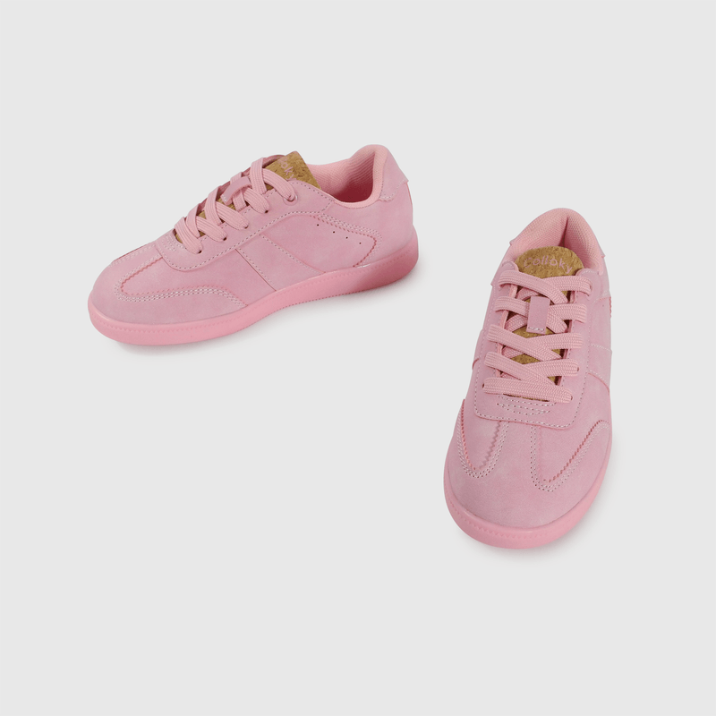Zapatilla Lifestyle de Niña Fucsia Caña Baja con Cordón