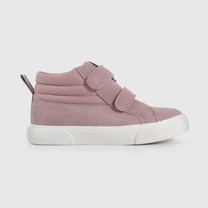 Zapatilla Lifestyle de Niña Morado Caña Media con Velcro