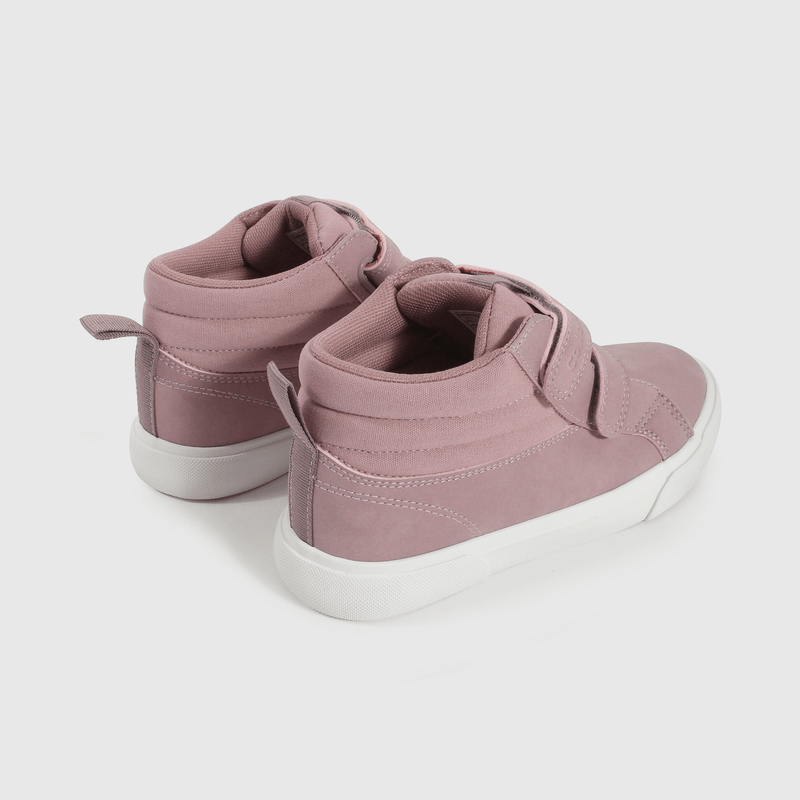 Zapatilla Lifestyle de Niña Morado Caña Media con Velcro