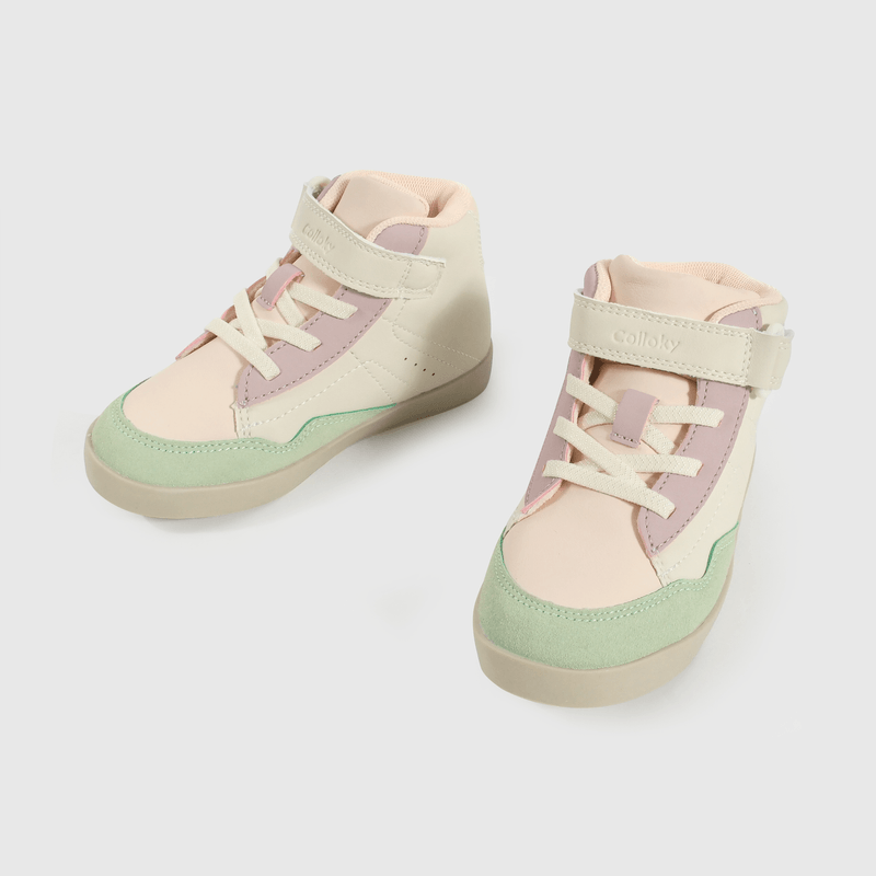 Zapatilla Caminante Lifestyle de Niña Multicolor Caña Media