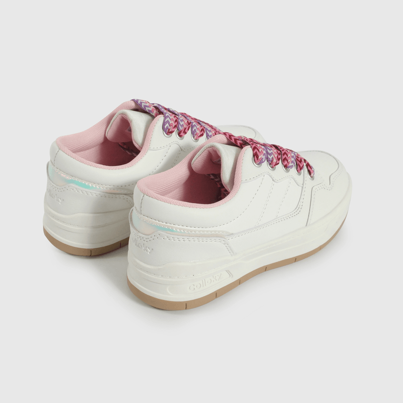 Zapatilla Lifestyle de Niña Multicolor Caña Baja con Cordón