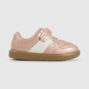 Zapatilla Caminante Lifestyle de Niña Rosado Velcro y Cordón