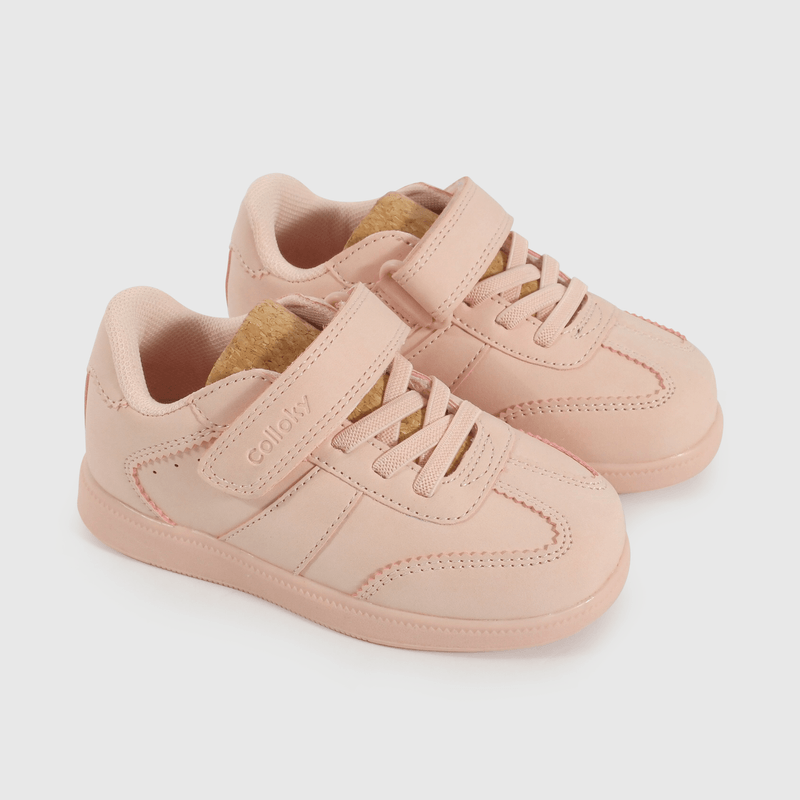 Zapatilla Caminante Lifestyle de Niña Celeste Caña Media con Cordón