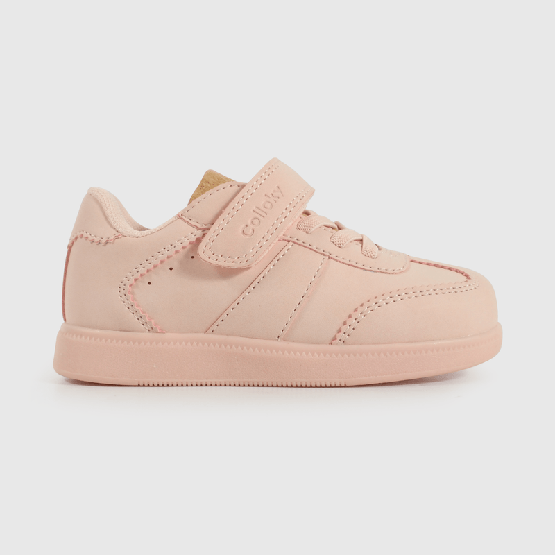 Zapatilla Caminante Lifestyle de Niña Celeste Caña Media con Cordón