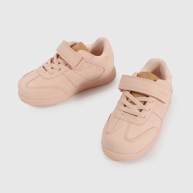 Zapatilla Caminante Lifestyle de Niña Celeste Caña Media con Cordón