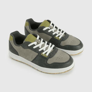 Zapatilla Lifestyle de Niño Gris Caña Baja con Cordón
