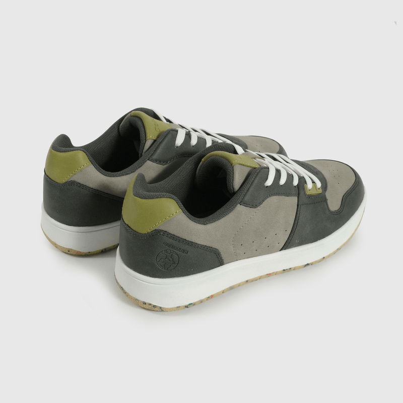 Zapatilla Lifestyle de Niño Gris Caña Baja con Cordón