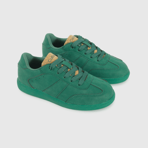 Zapatilla Lifestyle de Niño Verde Caña Baja con Cordón