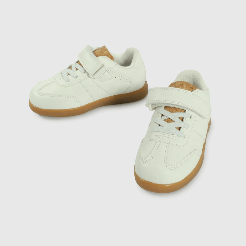 Zapatilla Caminante Lifestyle Unisex Blanco Caña Baja con Cordón